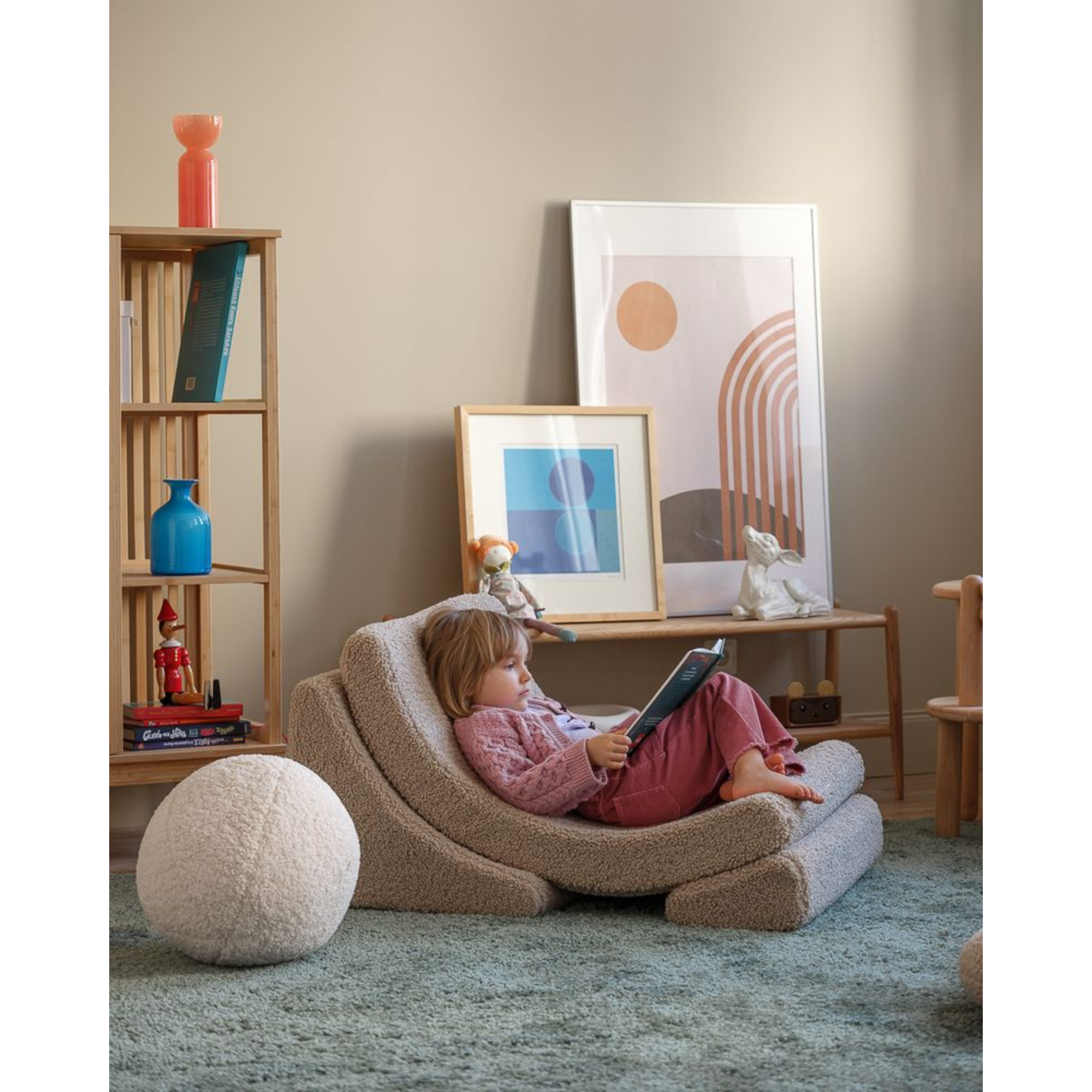 Moon trijų dalių fotelis - Biscuit