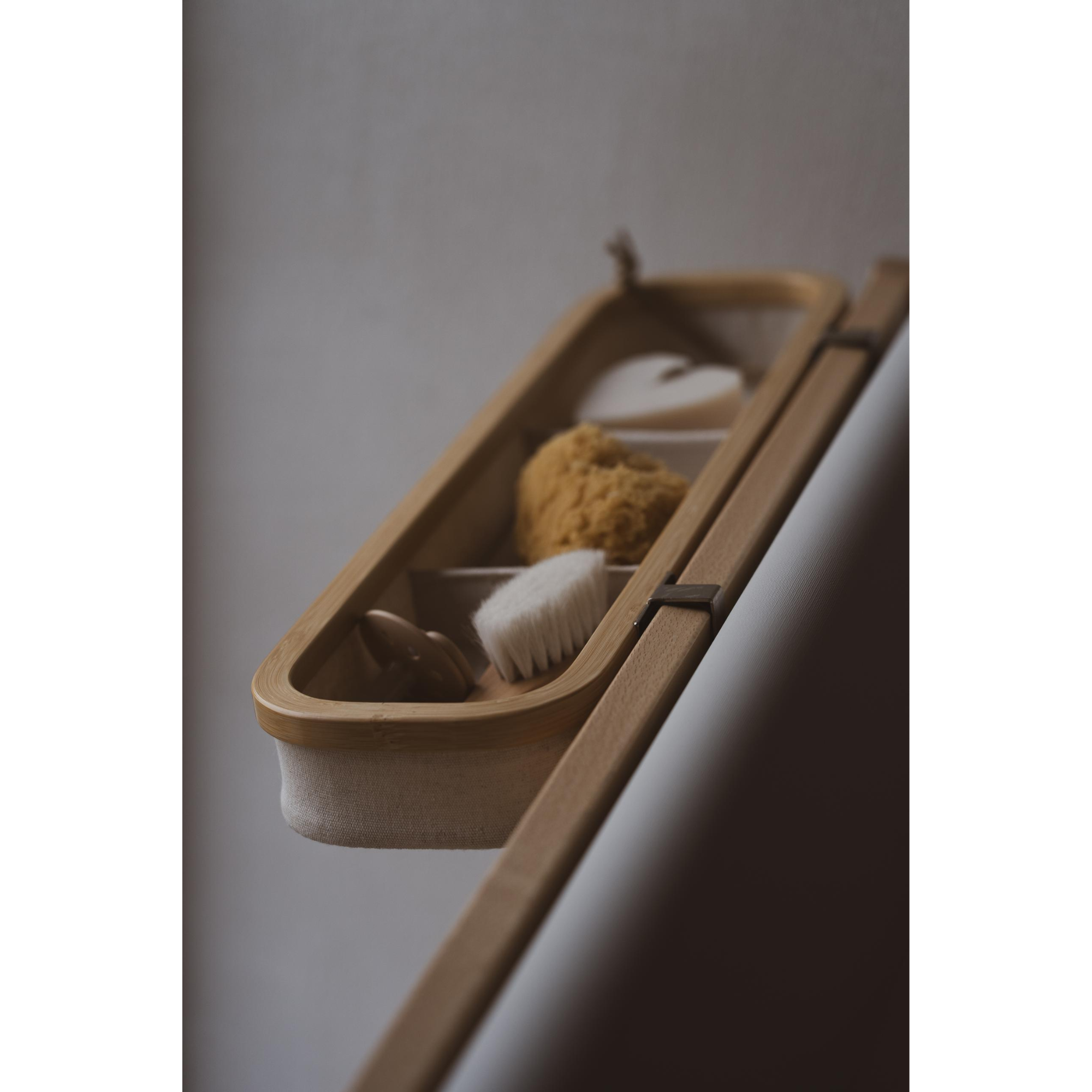 Pakabinamas vystymo stalo krepšelis - Natural