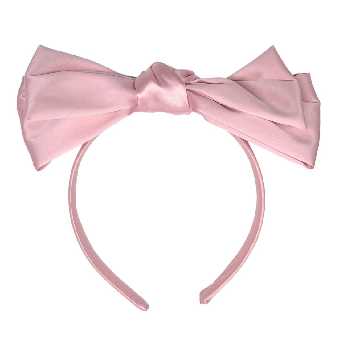 Plaukų lankelis - Blush Bow Satin