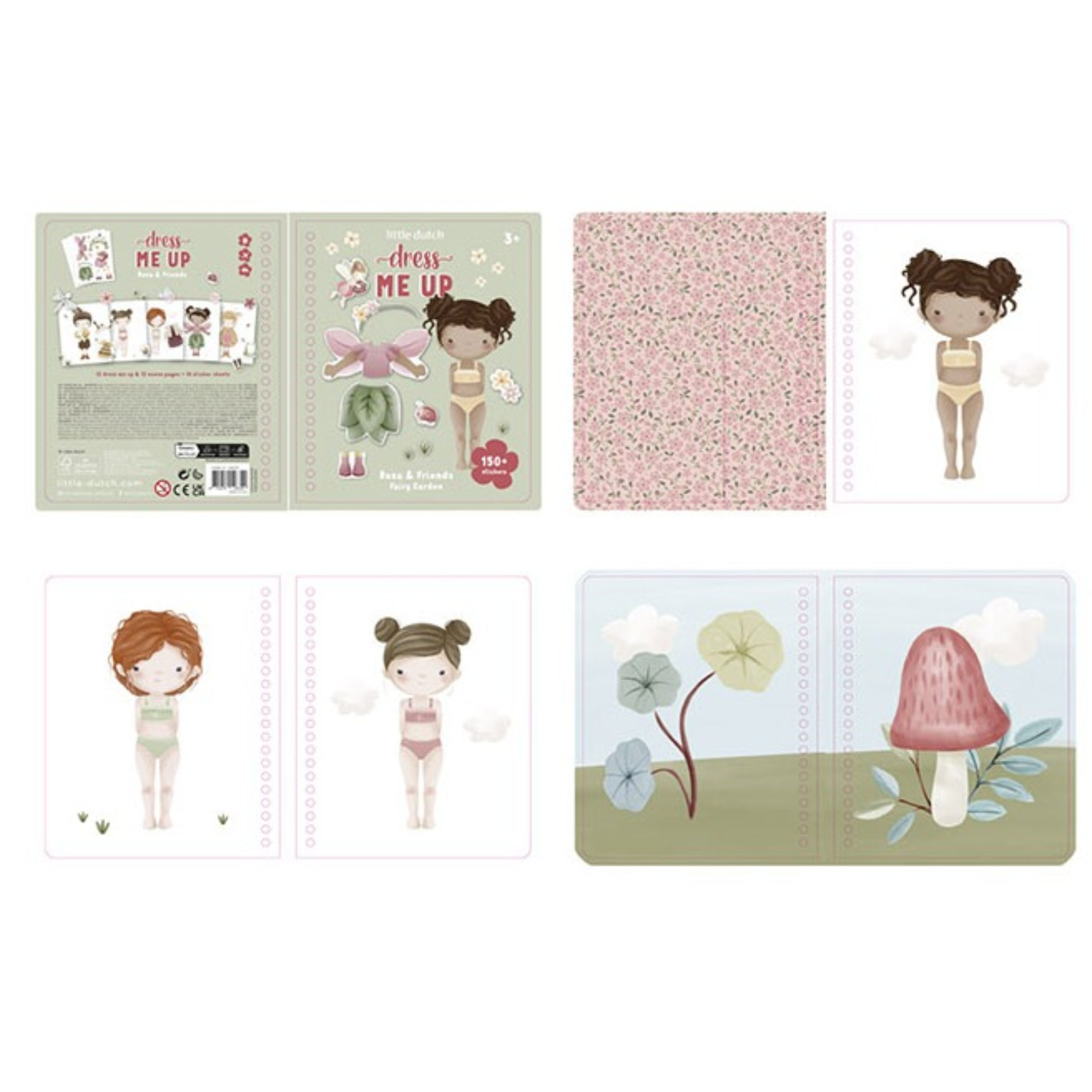 Reusable stickers - Dress up Jim & Friends
