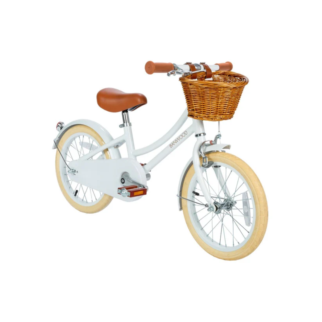 Dviratis su pedalais 16" - White