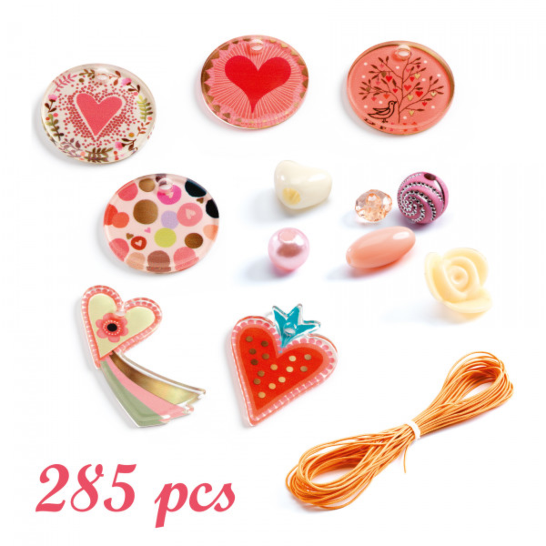 Djeco accessories piercing set - Beads and Birds