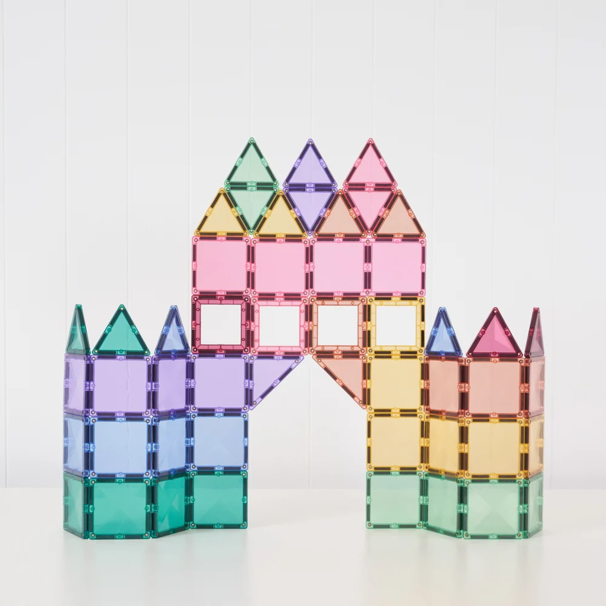 104 dalių magnetinis konstruktorius - Pastel Creative Pack