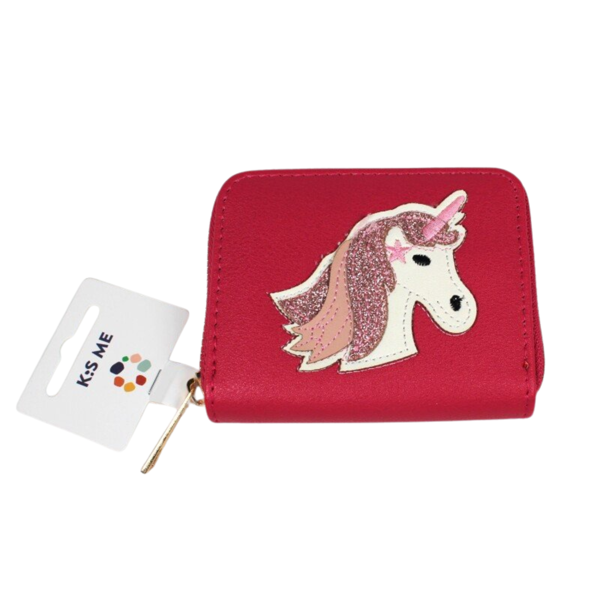 Piniginė - Unicorn - Dark pink