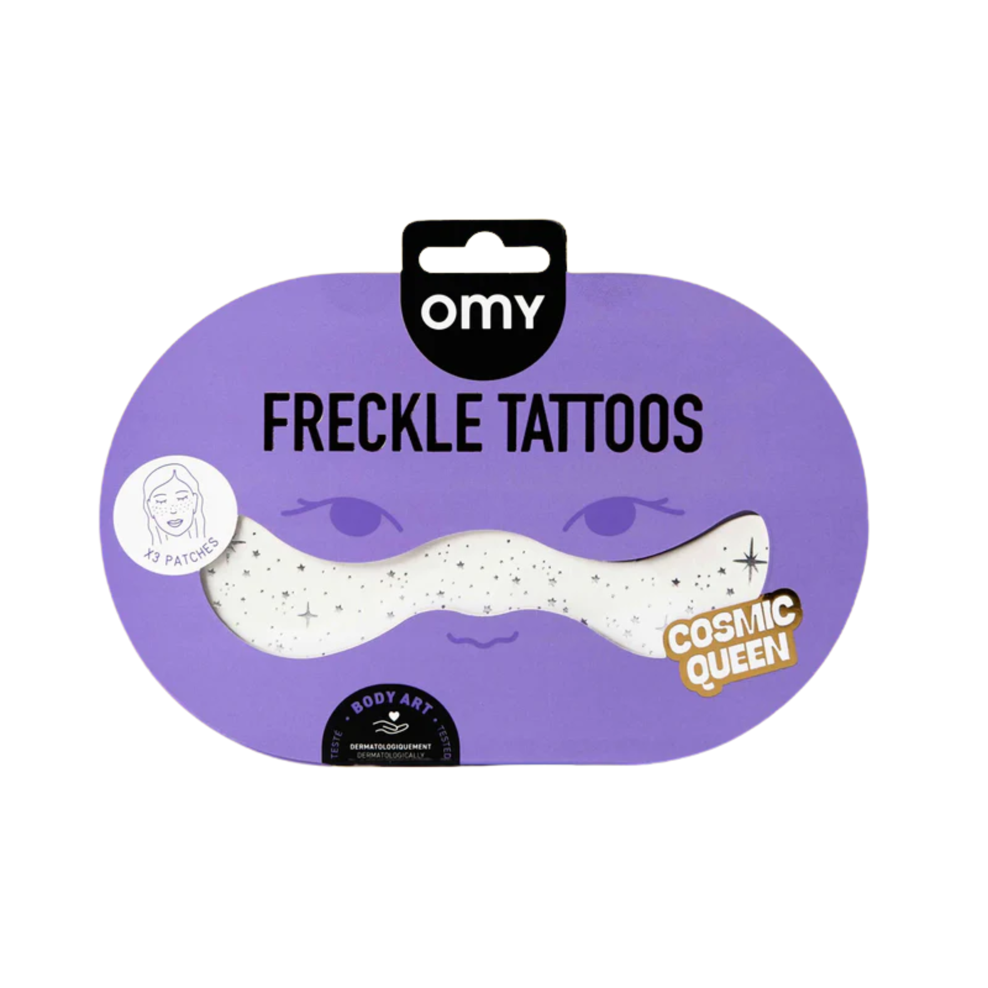 Veido tatuiruotės - Freckles Cosmic Queen