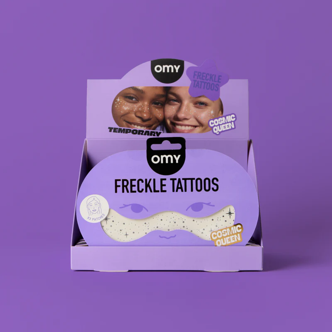 Veido tatuiruotės - Freckles Cosmic Queen