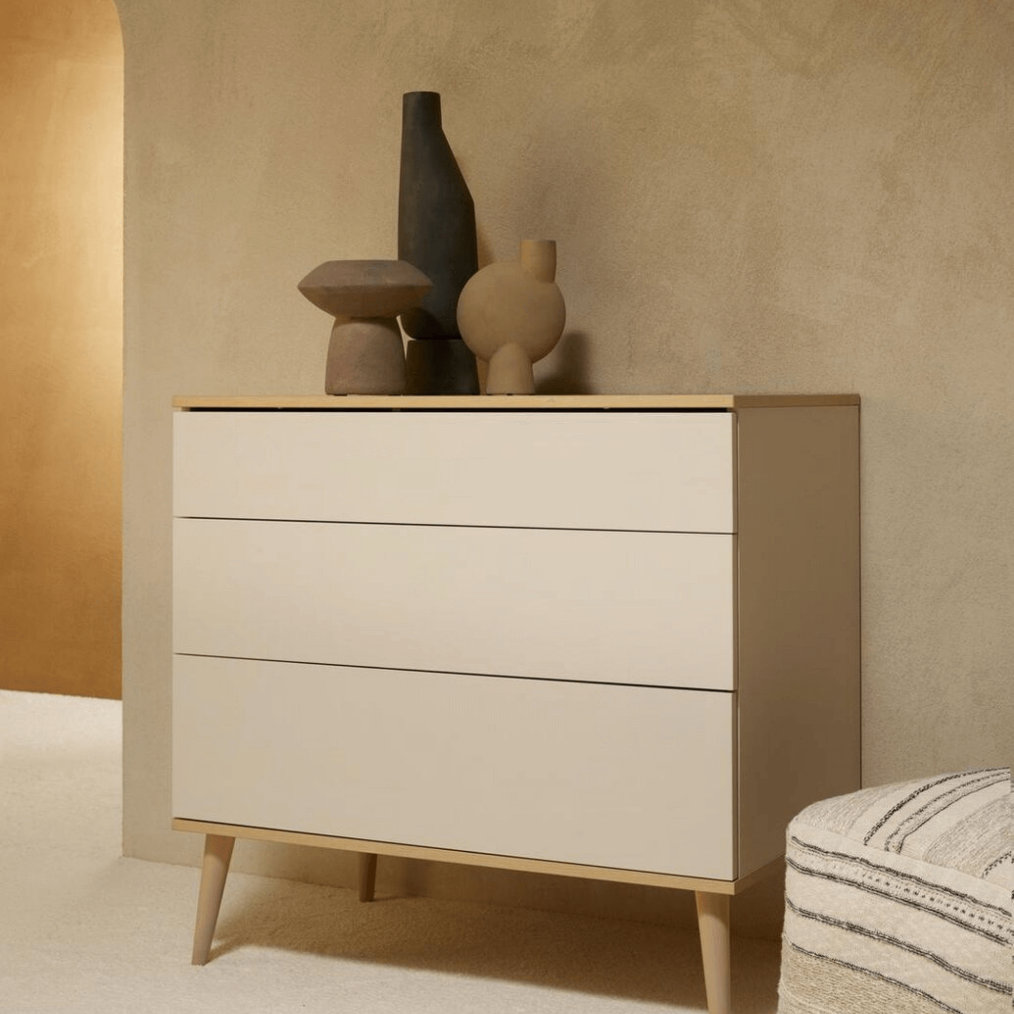 Quax chest of drawers Flow Clay & Oak