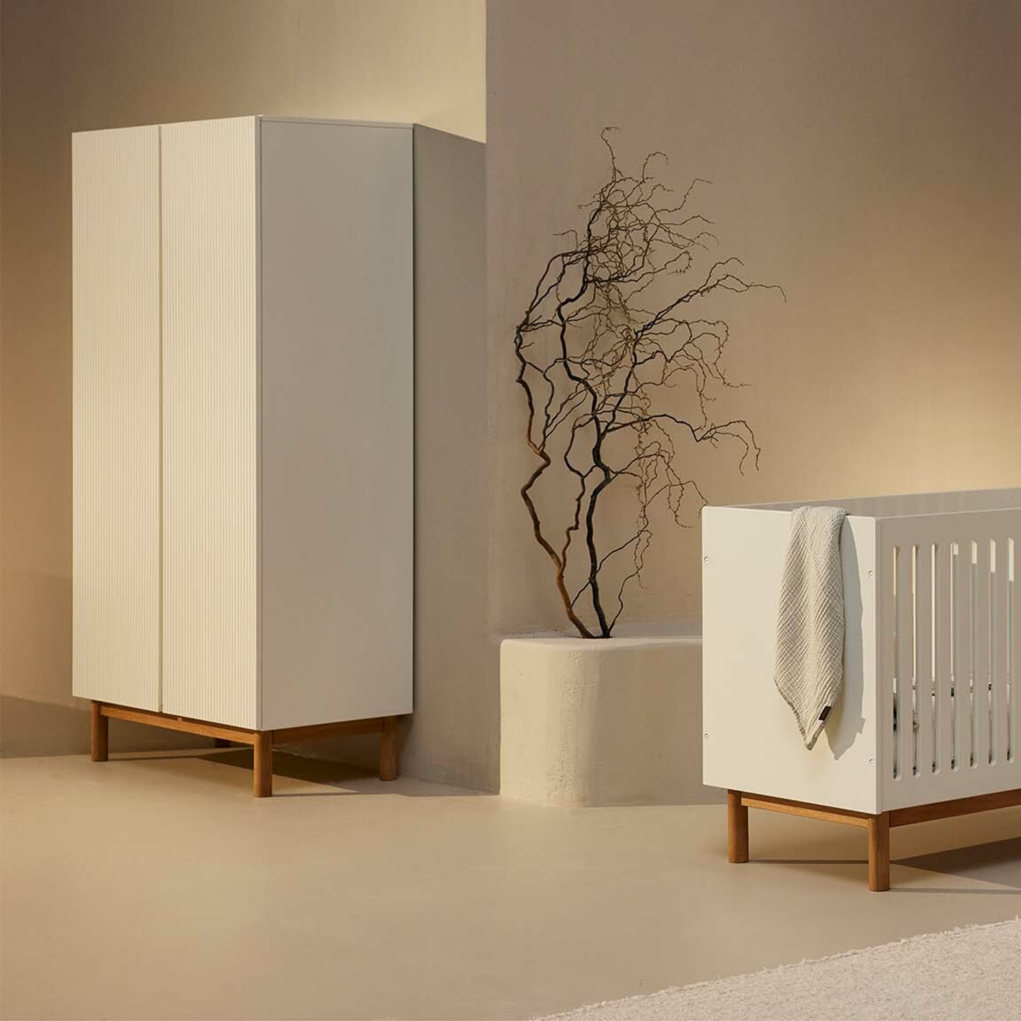 Quax wardrobe White - 2 doors