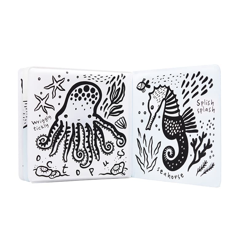 Wee Gallery Bath Book Color Me:Who is in the Ocean?