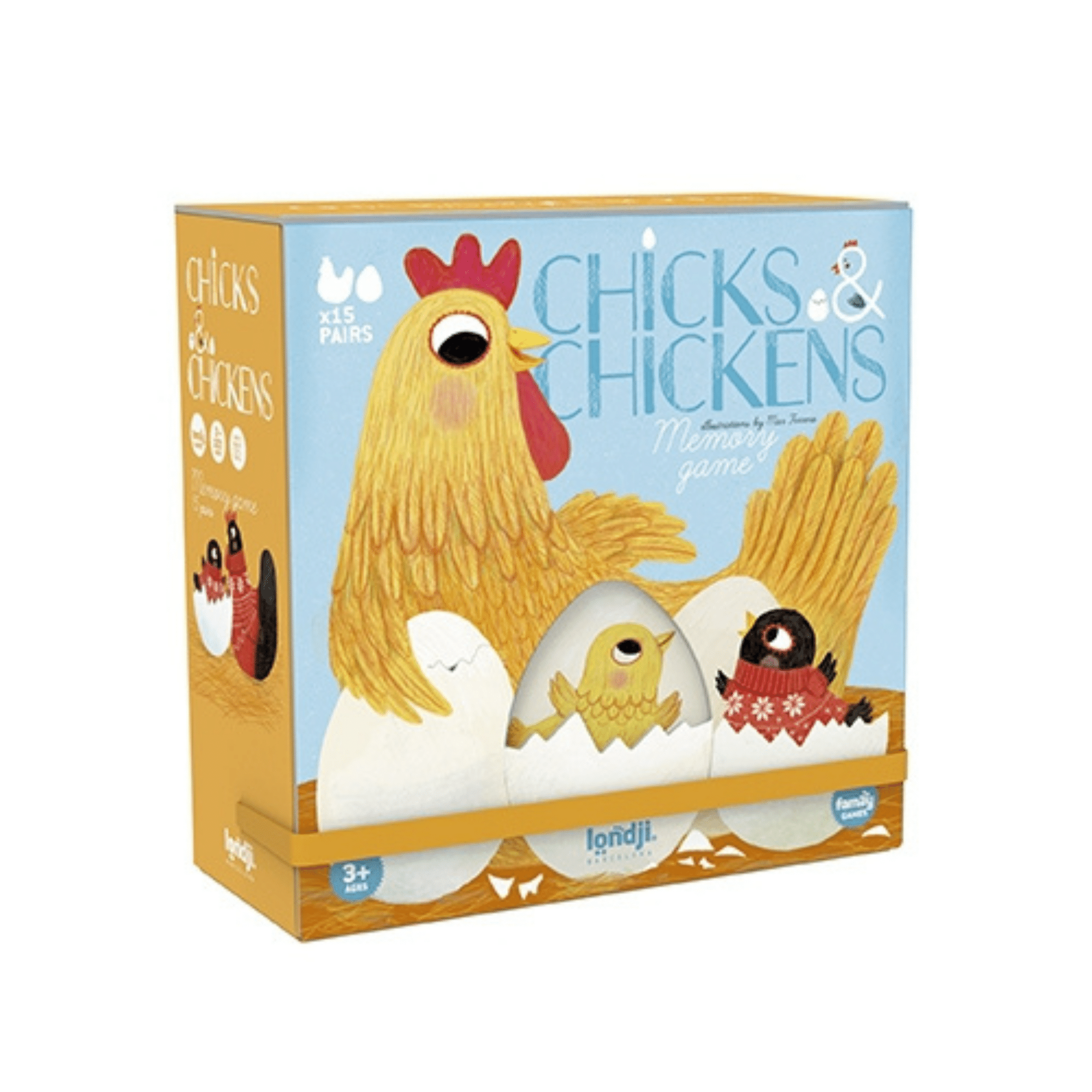 Atminties žaidimas Chicks and chickens