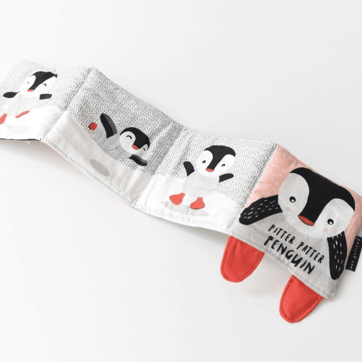 Wee Gallery soft activity book Pitter Pater Penguin
