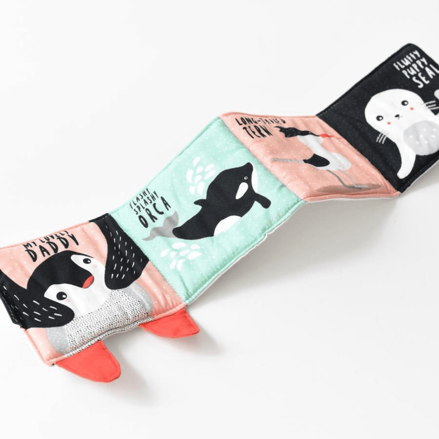 Wee Gallery soft activity book Pitter Pater Penguin