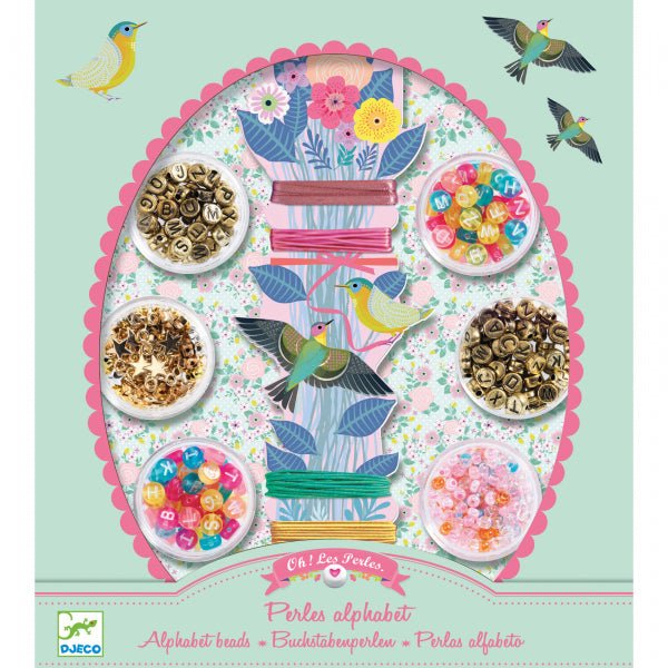 Aksesuarų vėrimo rinkinys - Beads and Alphabet - little-goose.com