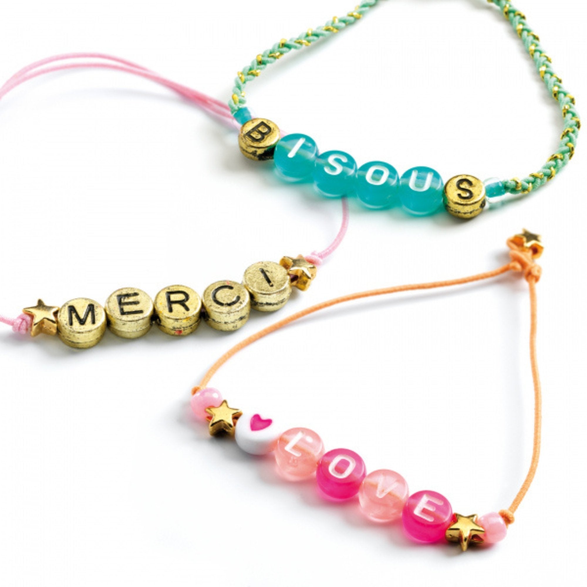 Aksesuarų vėrimo rinkinys - Beads and Alphabet - little-goose.com