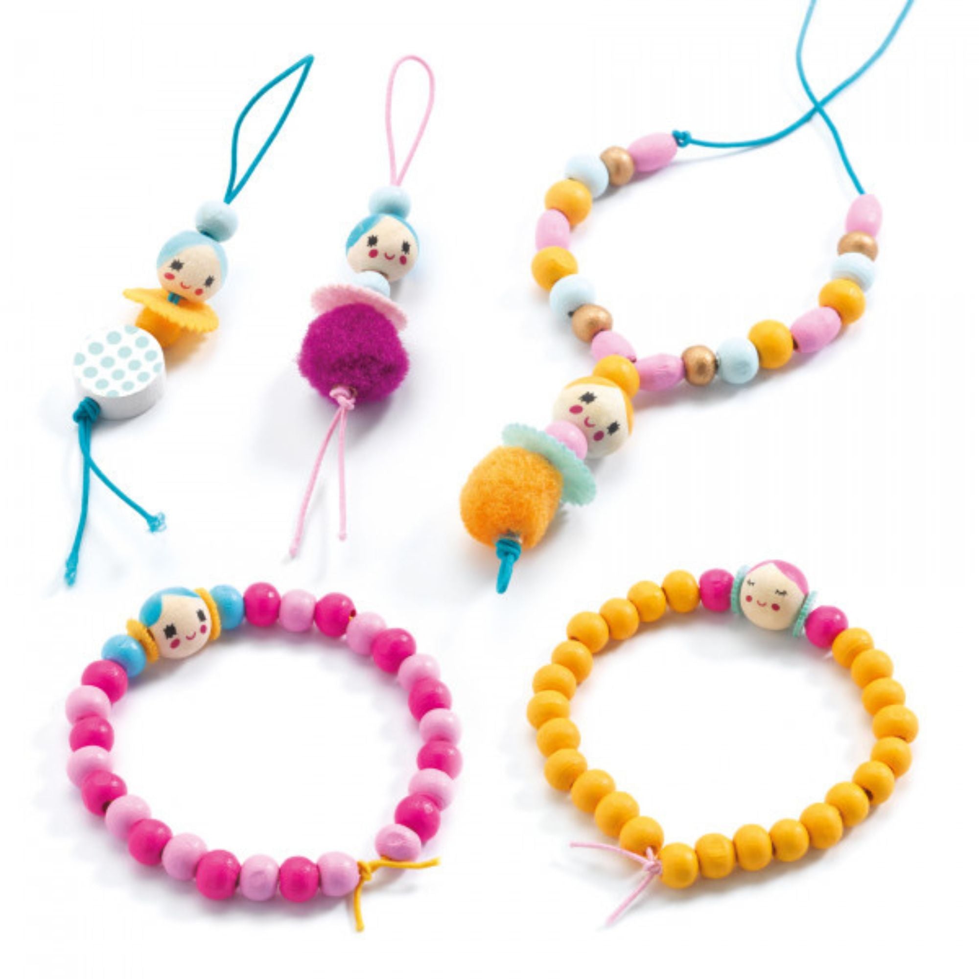 Aksesuarų vėrimo rinkinys - Beads and Figurines - little-goose.com