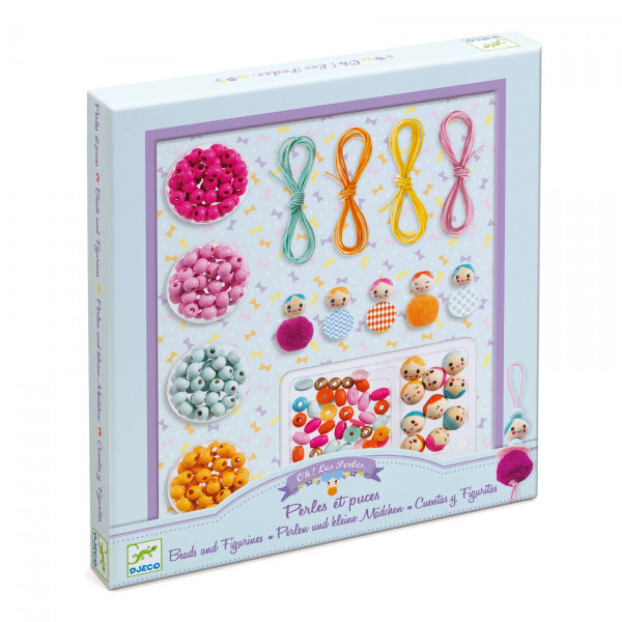 Aksesuarų vėrimo rinkinys - Beads and Figurines - little-goose.com