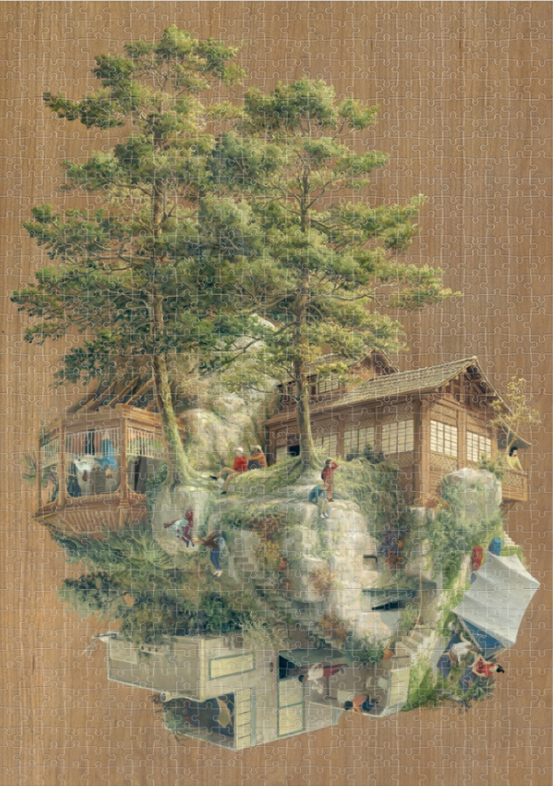Londji Puzzle Japanese Rock
