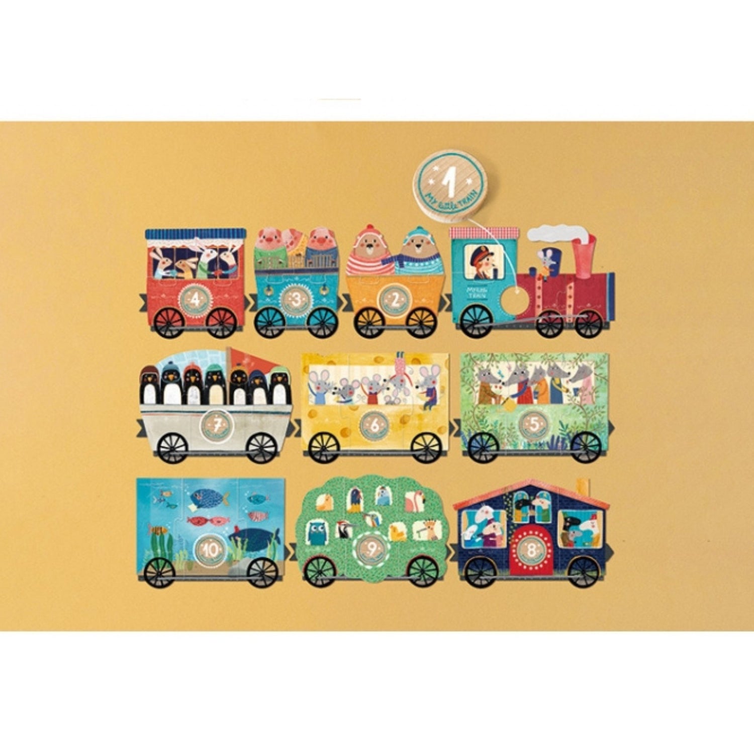 Dėlionė My little train - little-goose.com