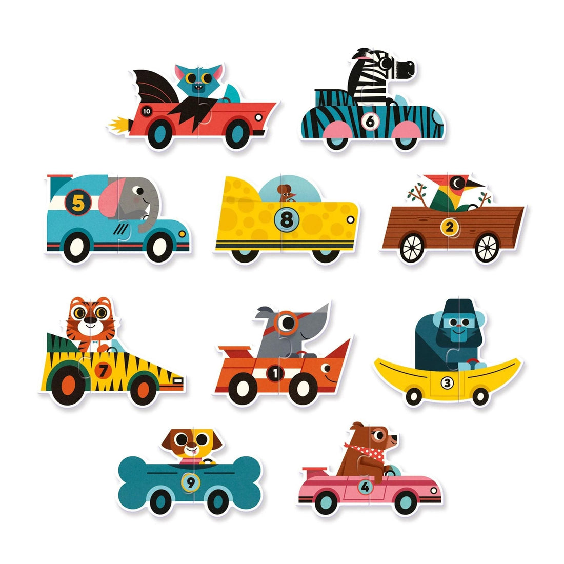 Dėlionė Racing Cars - little-goose.com