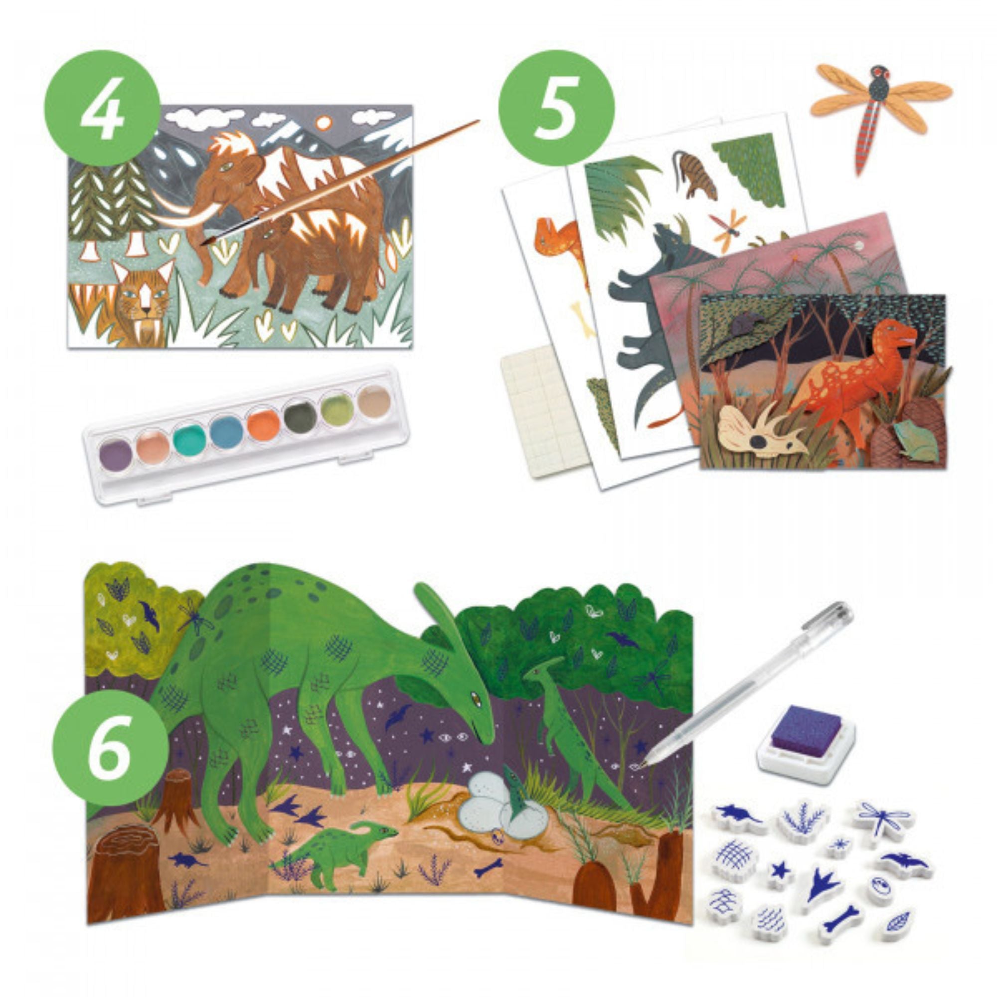 Įvairių darbelių rinkinys - Dino Box - little-goose.com