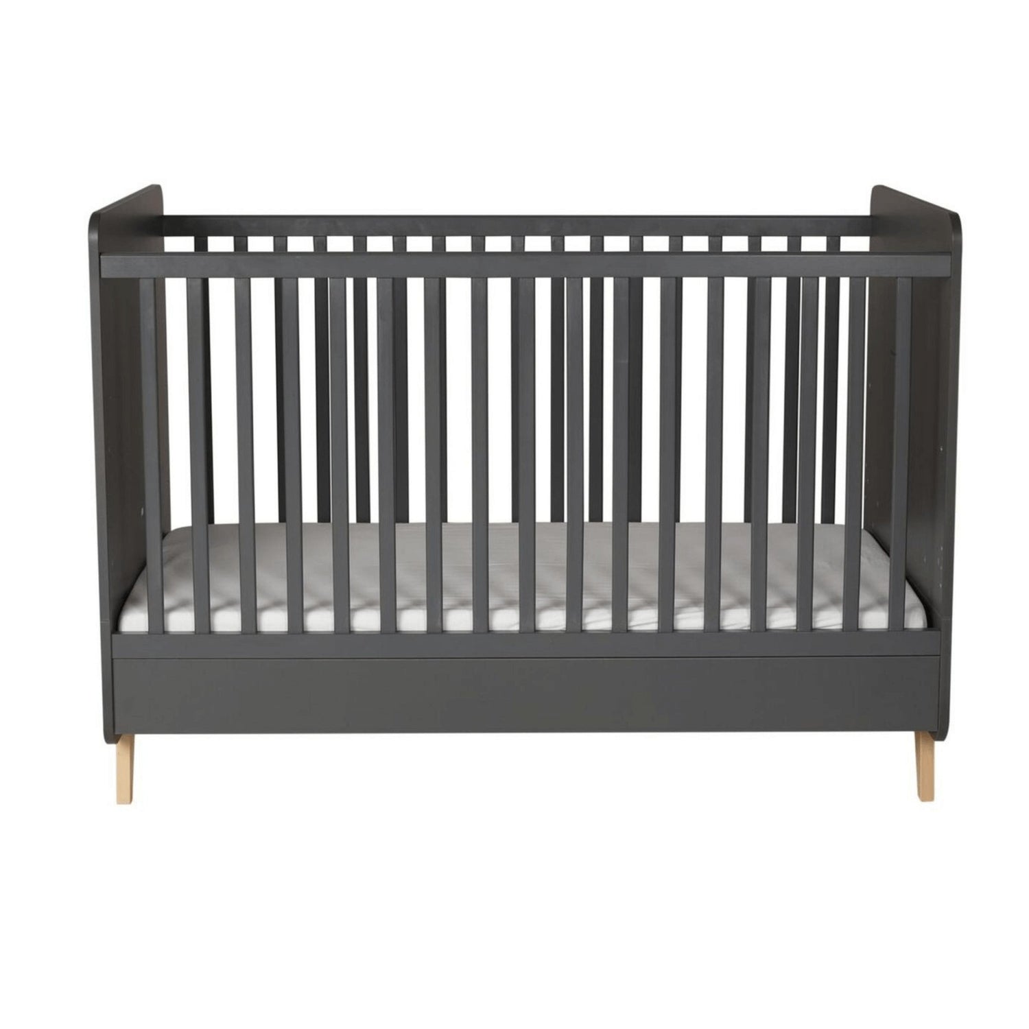 Kūdikio lovytė Loft Antracite - 140*70 cm - little-goose.com