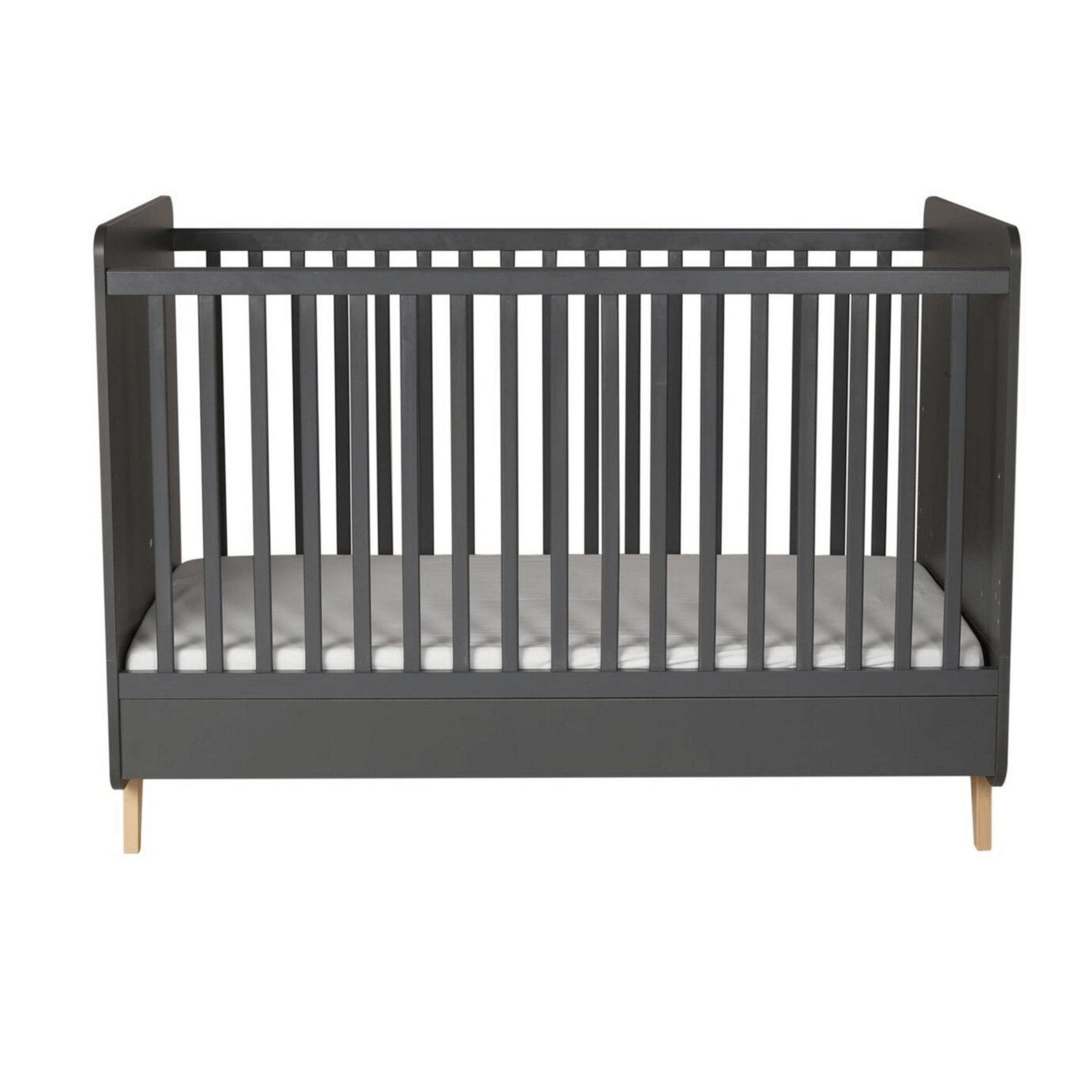 Kūdikio lovytė Loft Antracite - 140*70 cm - little-goose.com