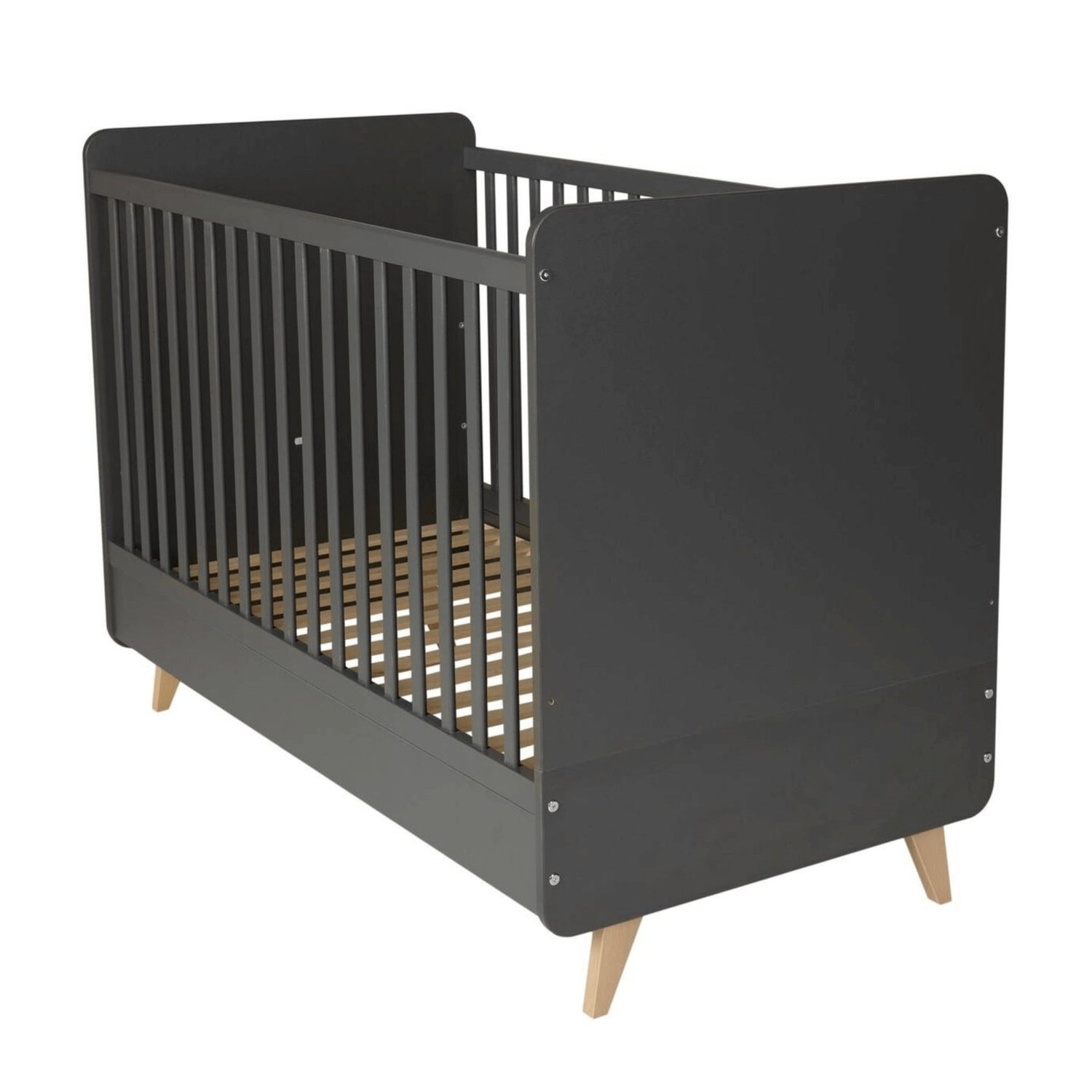 Kūdikio lovytė Loft Antracite - 140*70 cm - little-goose.com