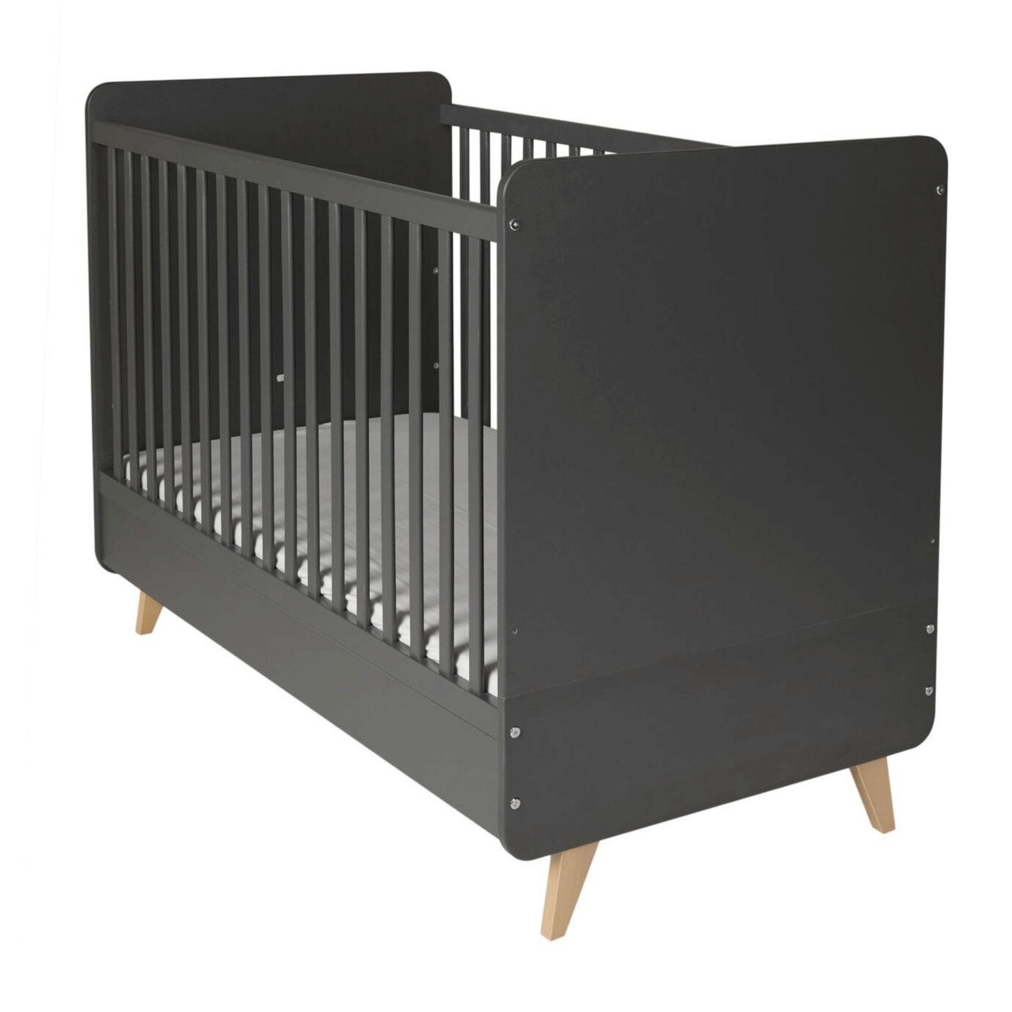 Kūdikio lovytė Loft Antracite - 140*70 cm - little-goose.com