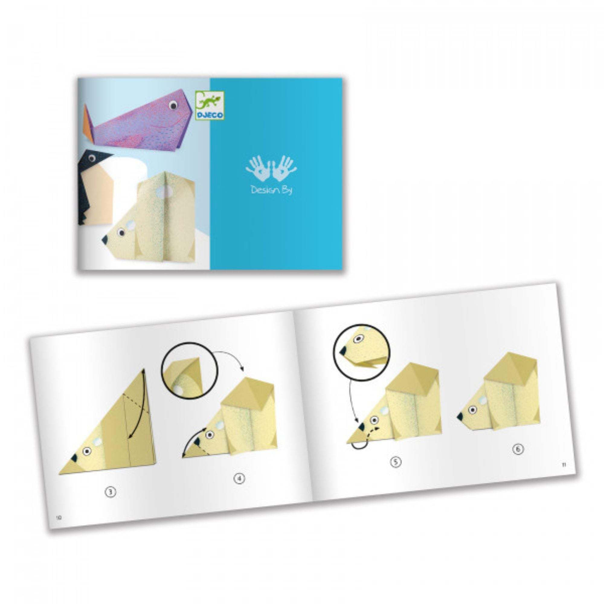 Origami rinkinys - Polar animals - little-goose.com