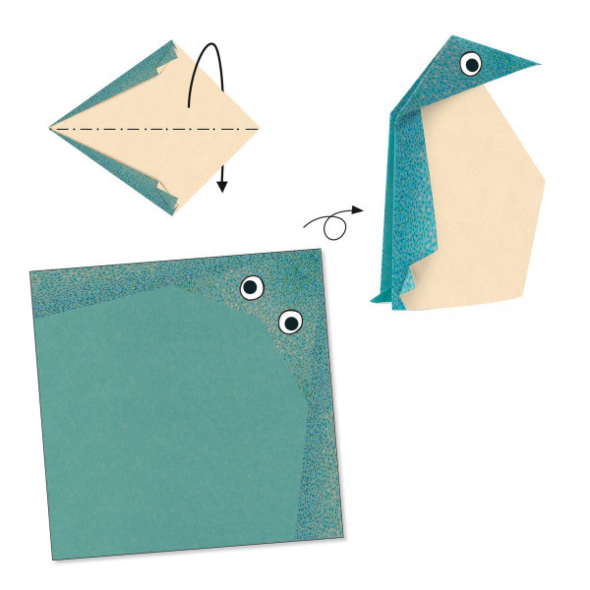 Origami rinkinys - Polar animals - little-goose.com