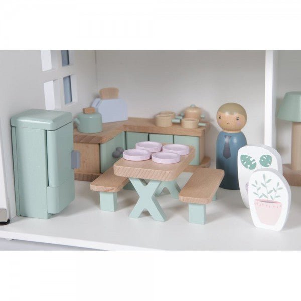 Papildymas lėlių namui Kitchen Playset - little-goose.com