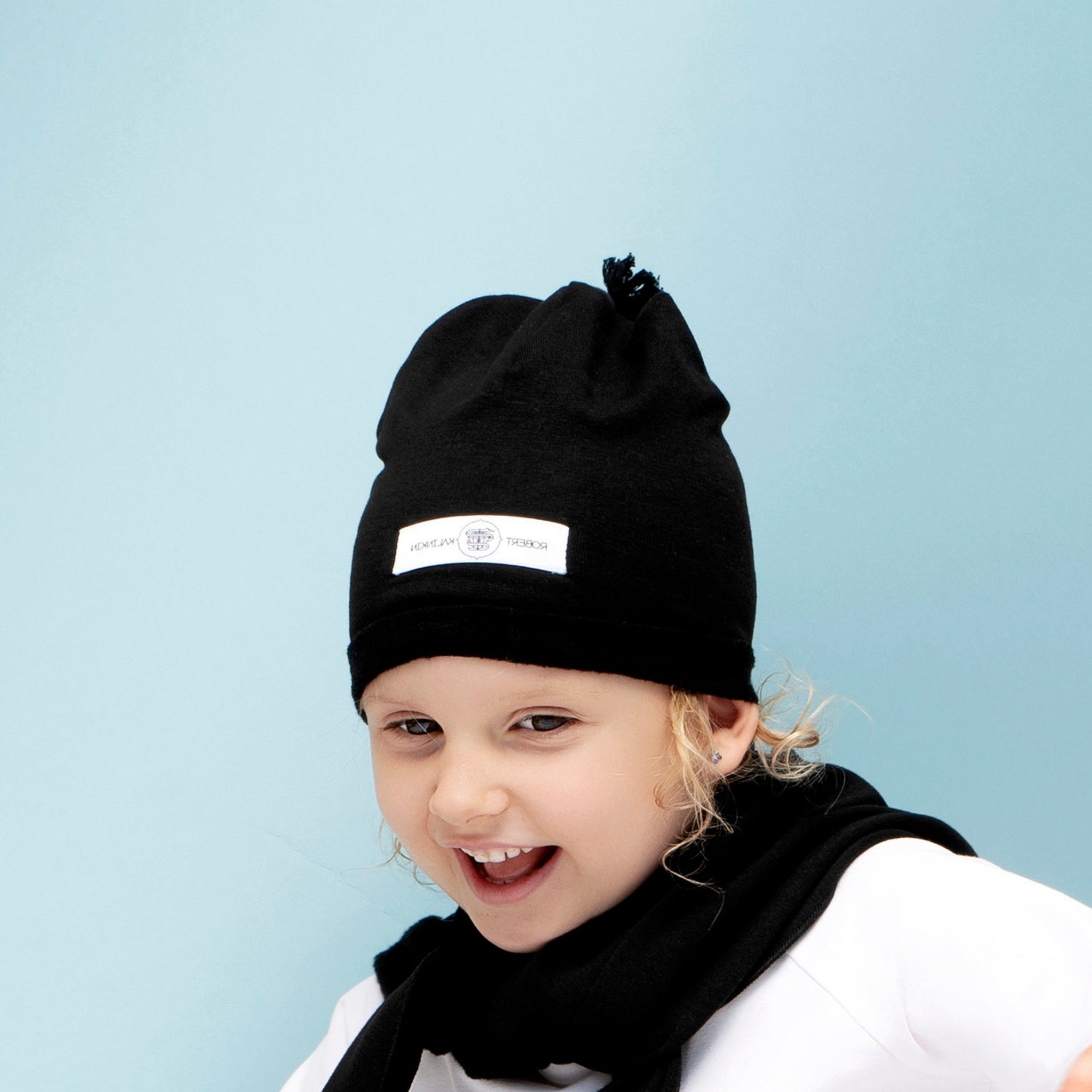 Robert Kalinkin kepurė Black - 1-2 metai - little-goose.com