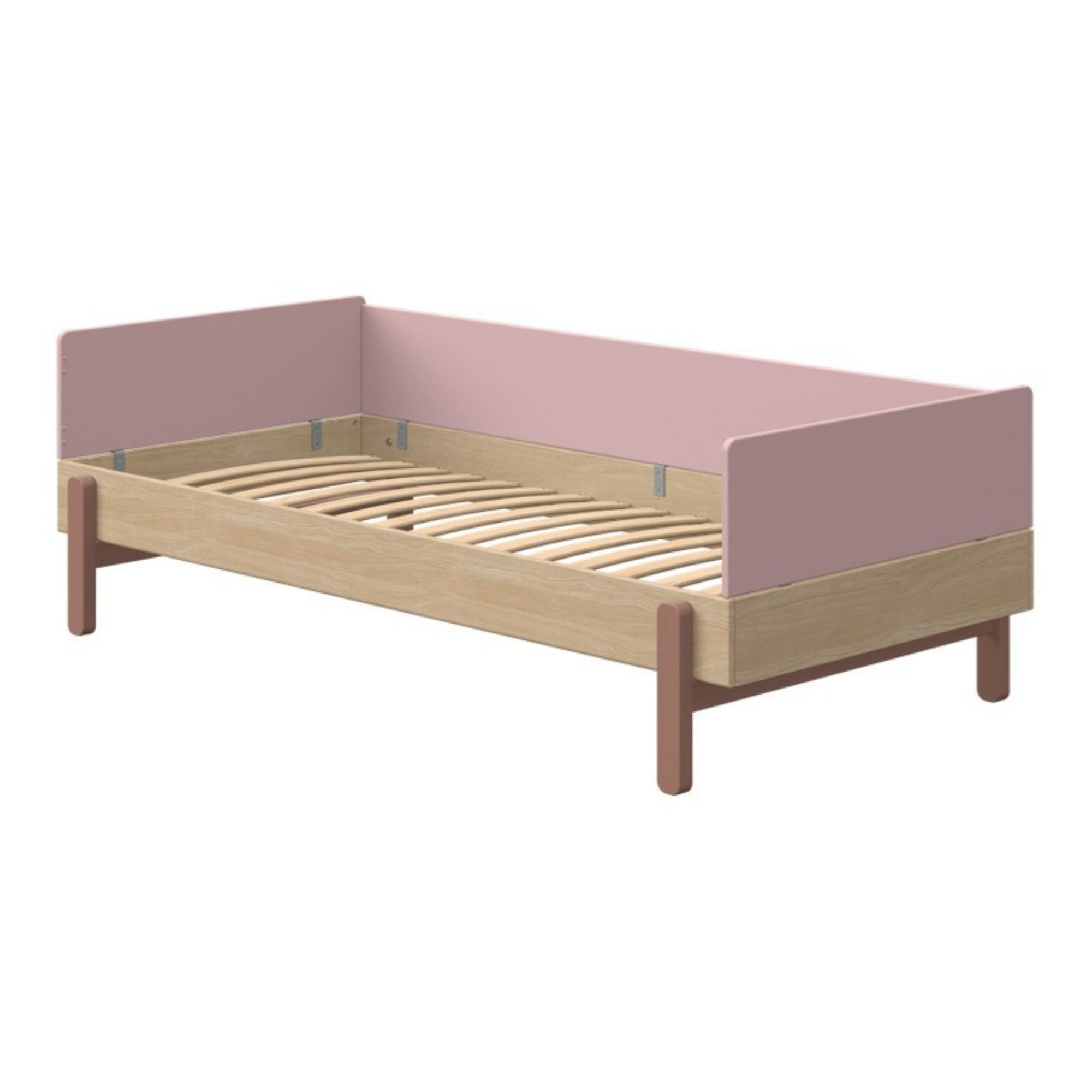 Vaikiška lova su sienelėmis Popsicle | Cherry - 67.2 x 101.8 x 204.2 cm - little-goose.com
