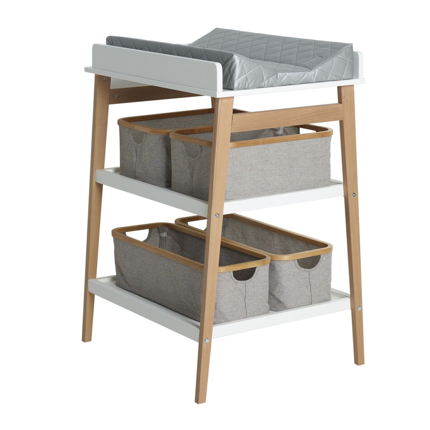Vystymo stalas Hip - White/Naturel - little-goose.com