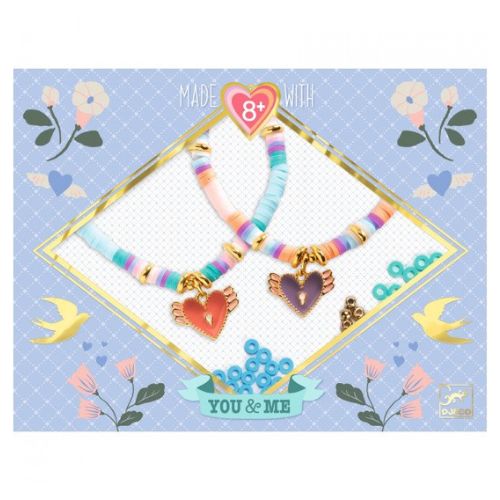 You&Me draugystės apyrankės - Heart Heishi - little-goose.com
