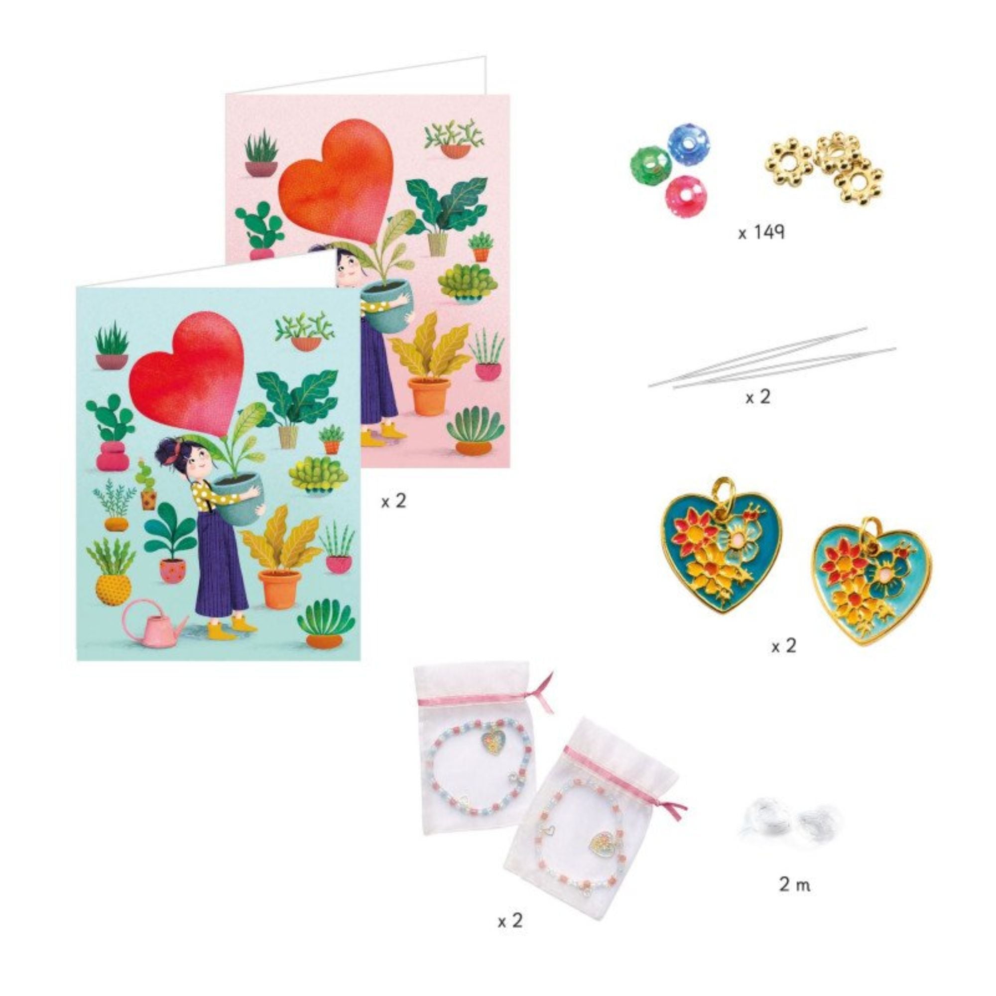 You&Me draugystės apyrankės - Heart Threading - little-goose.com