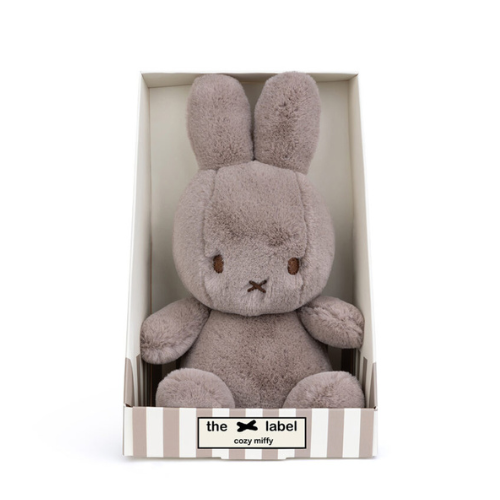 Miffy bunny in a gift box - Grey