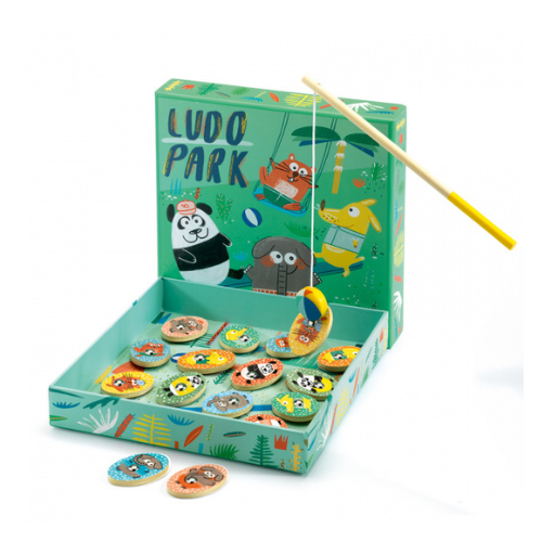 Djeco educational wooden game - Ludo Wood | 4 Games