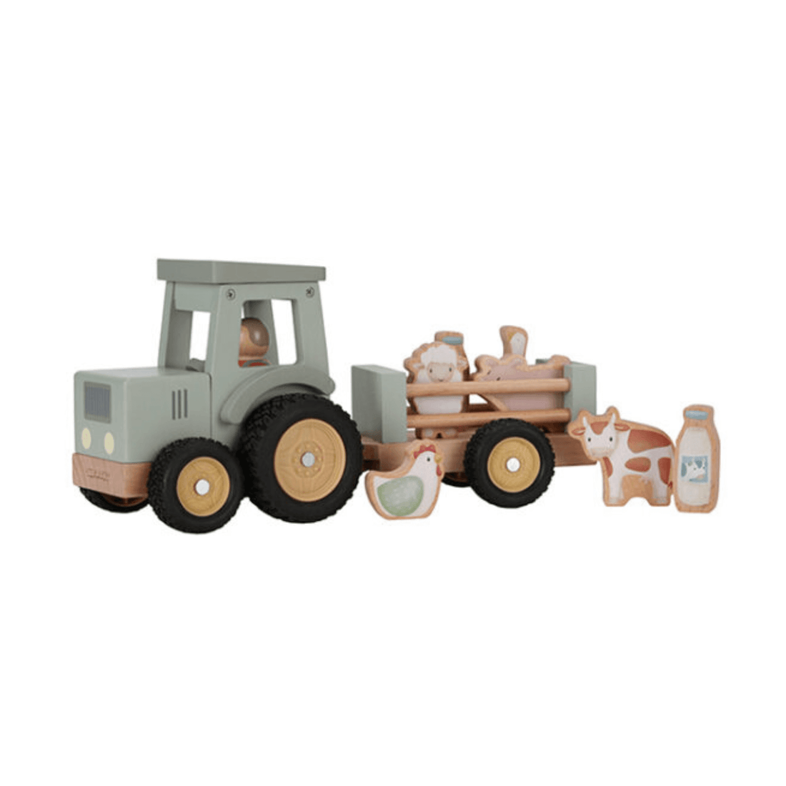 Traktorius su priekaba