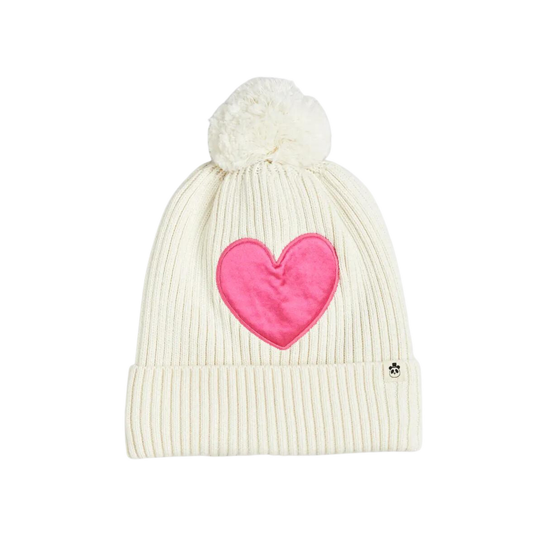 Knitted hat - Hearts