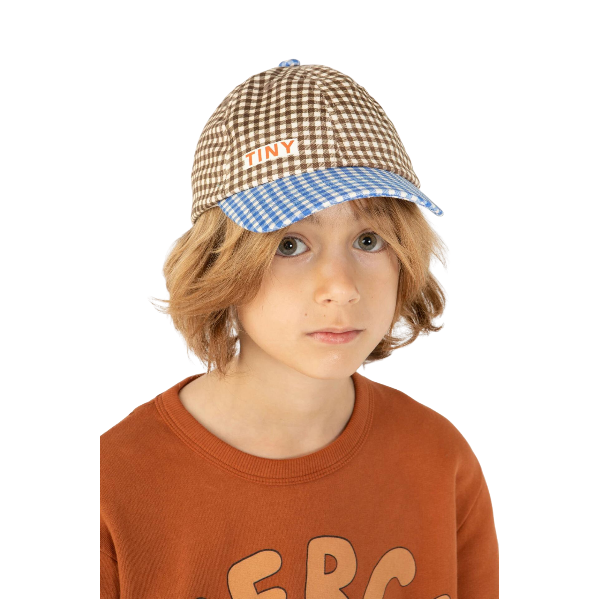 Kepurė su snapeliu - dark brown/blue