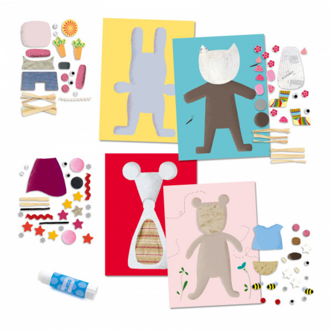 Creative set - Collages for the little ones - Animals