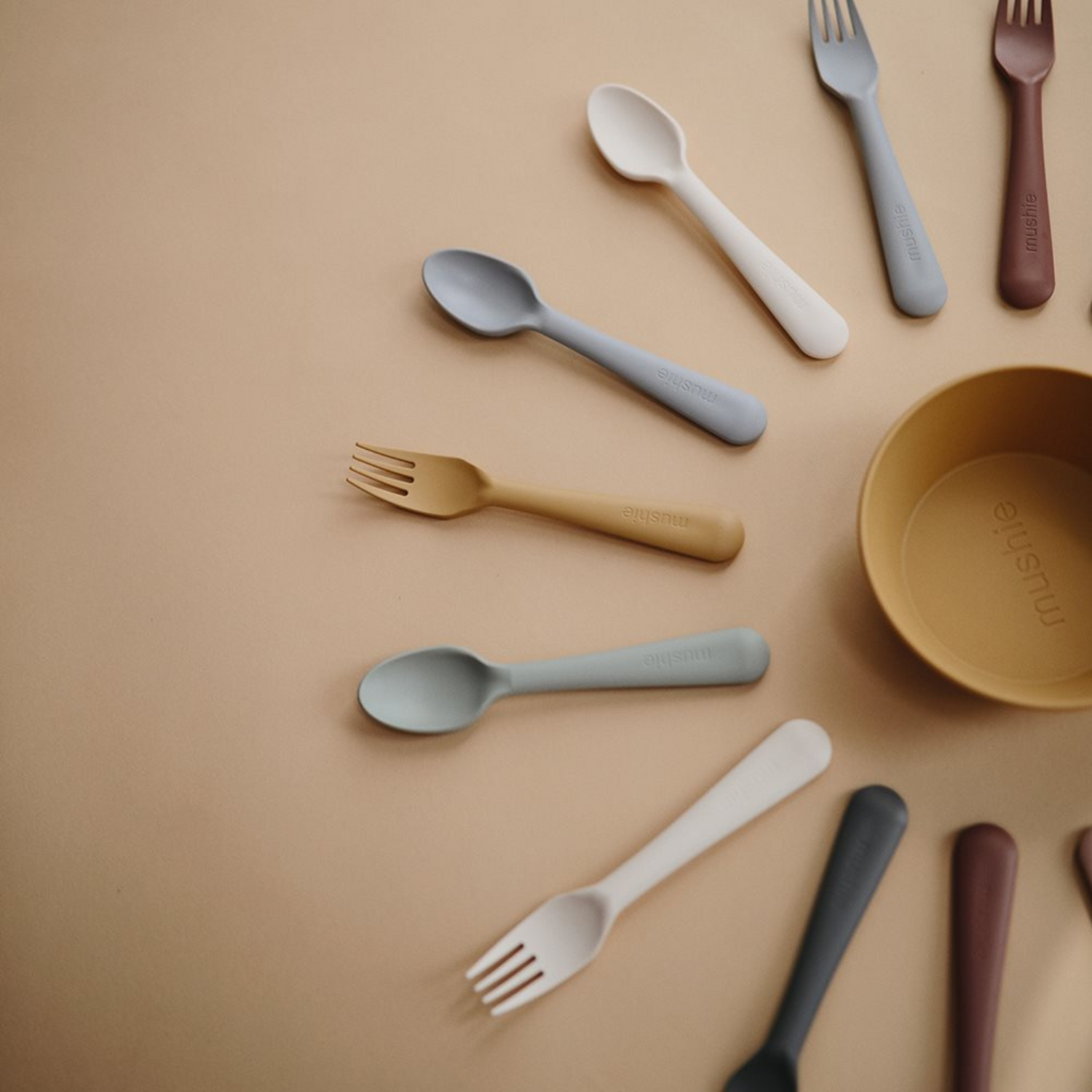 Fork and spoon set - Blush