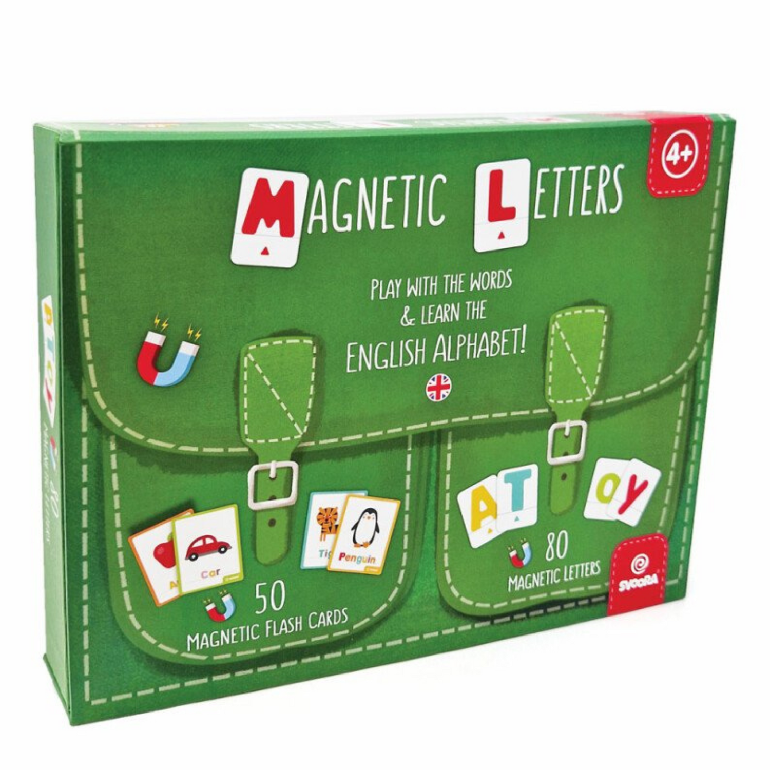 Educational magnetic game - Learn the English alphabet 