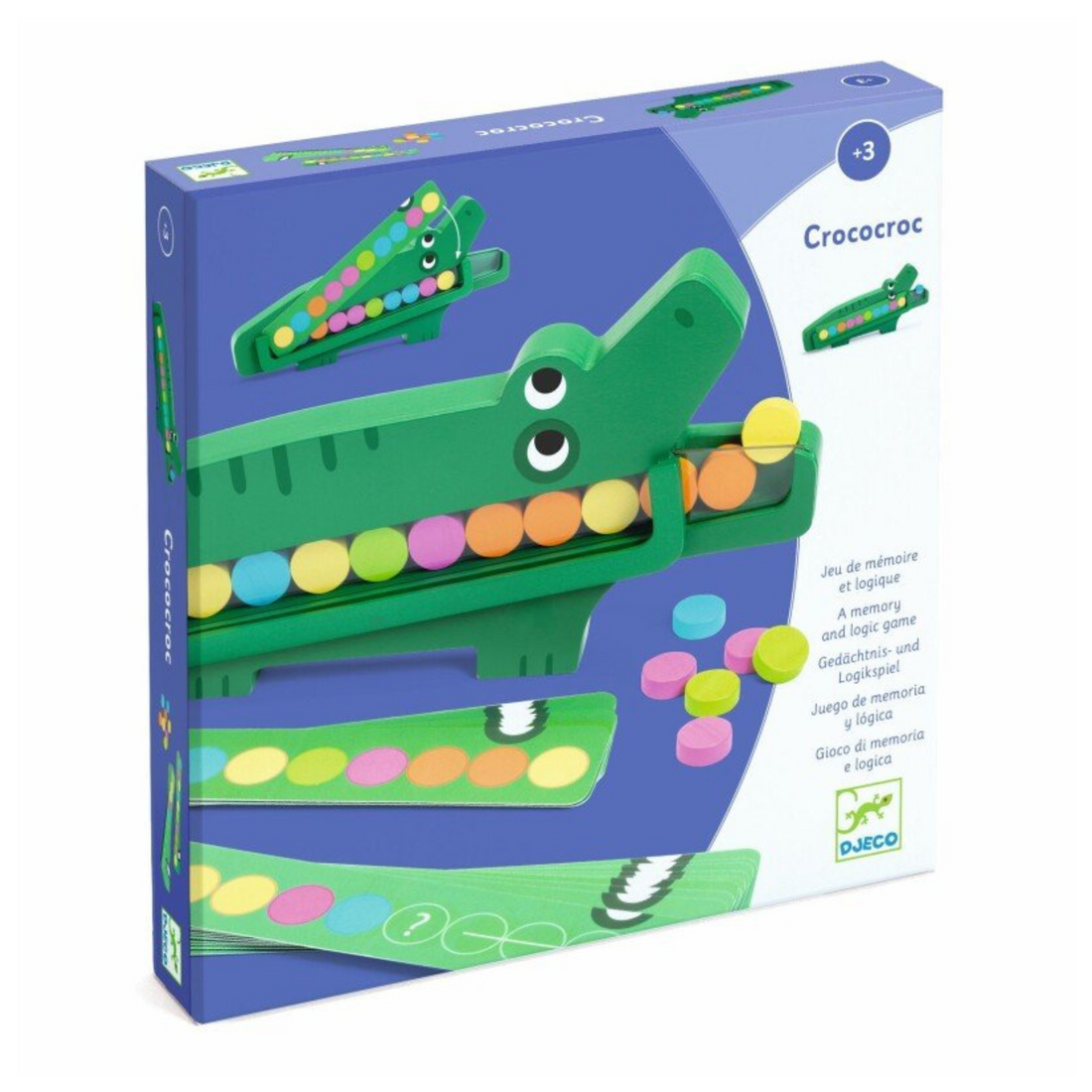 Educational wooden game - Crococroc