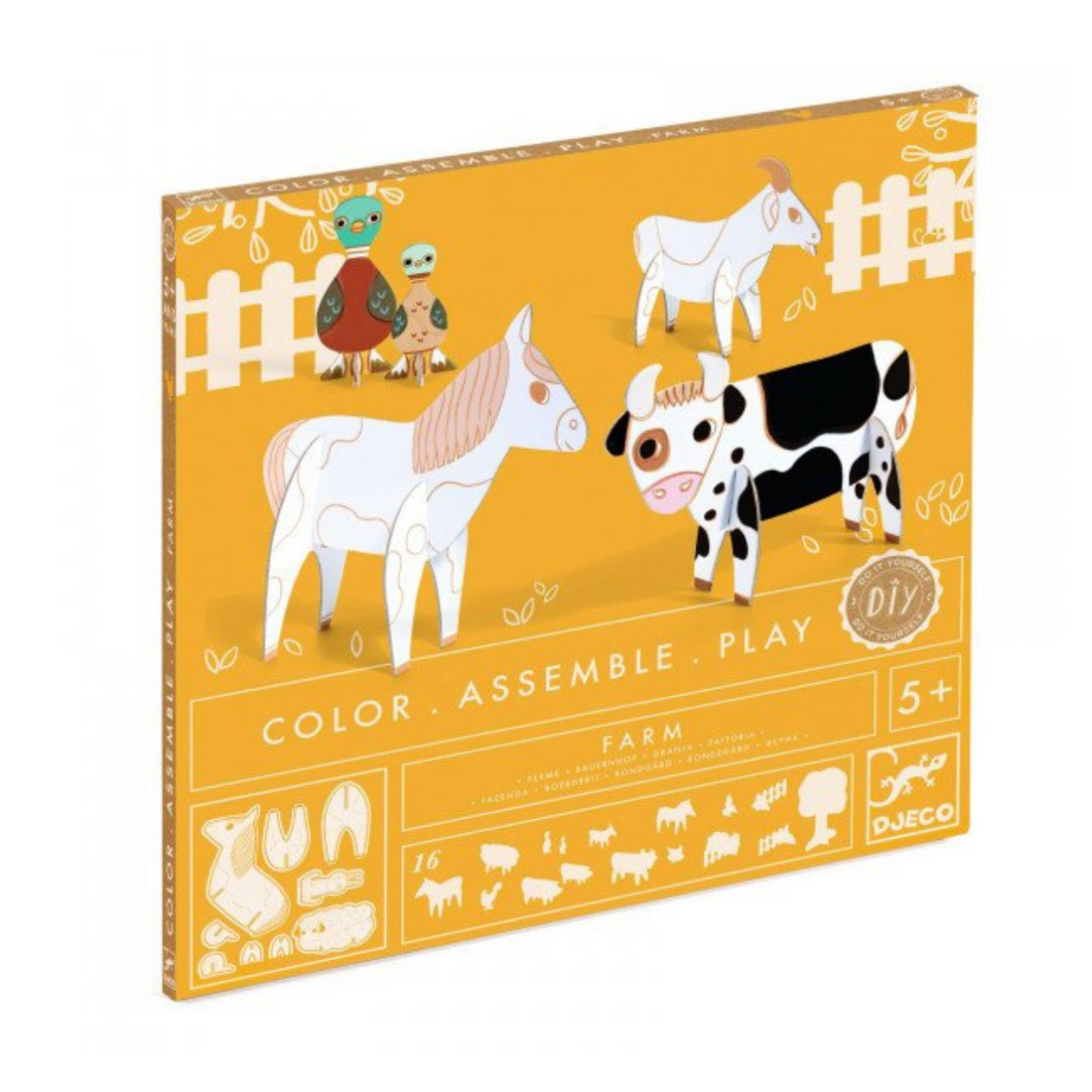 Pasidaryk pats - Ferma Color-Assemble-Play