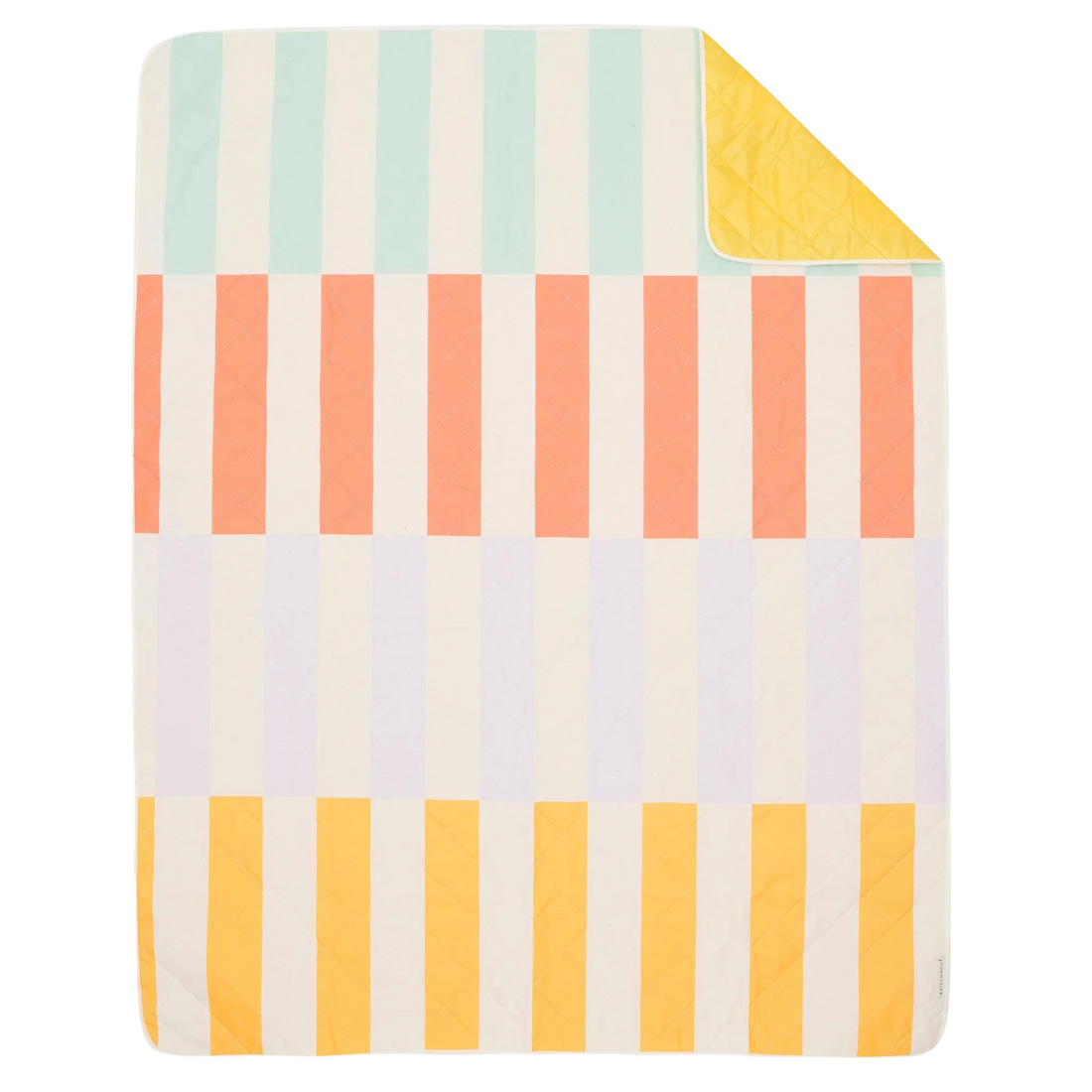 Beach and picnic blanket