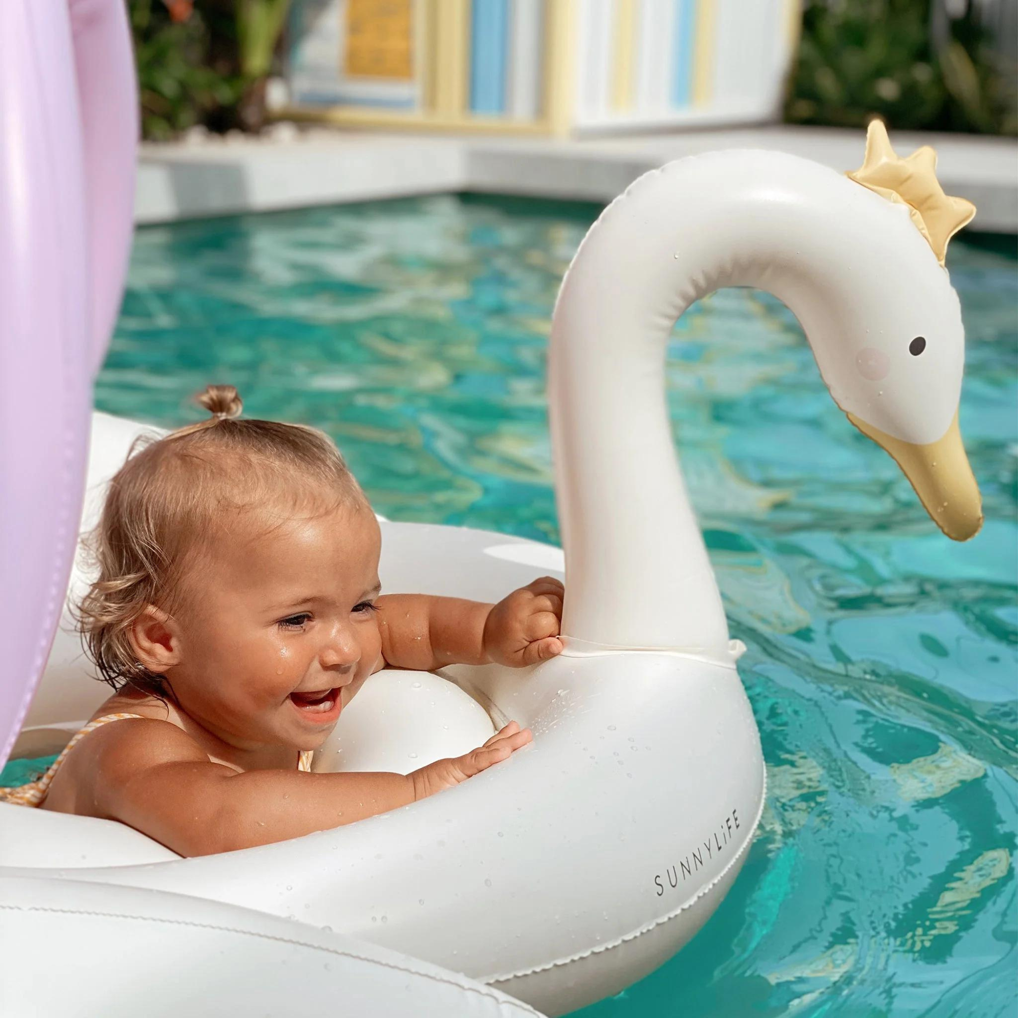 Kūdikių plaukimo ratas - Princess Swan