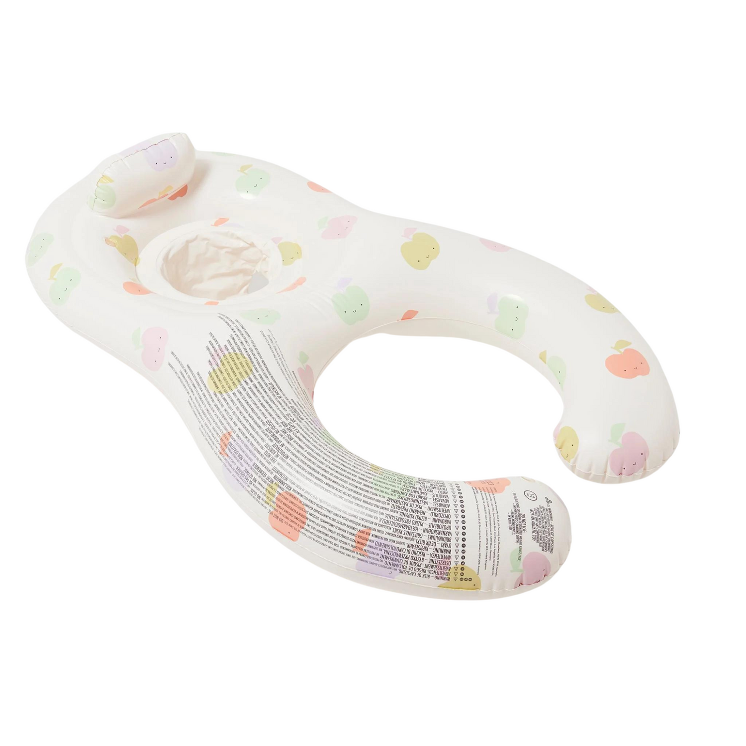 Baby swimming ring for two - Apple Sorbet Multi