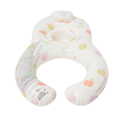 Baby swimming ring for two - Apple Sorbet Multi